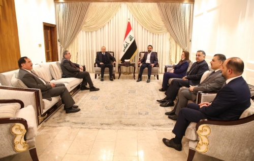 الحلبوسي يبحث مع وفد الديمقراطي الكوردستاني الموازنة والانتخابات المبكرة