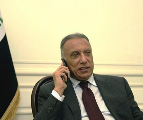 الكاظمي يهاتف ولي العهد السعودي
