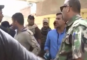 مشعان الجبوري ونجله يعتديان على مراسل العراقية في الشرقاط