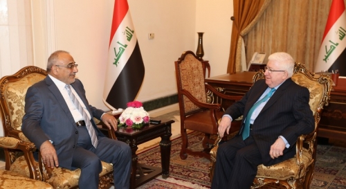 معصوم وعبد المهدي يتفقان على وضع خطة لاستئناف جلسات البرلمان 