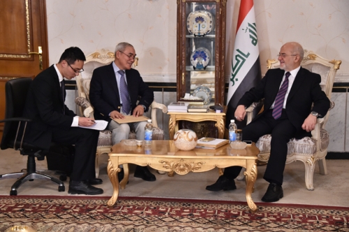  الصين تبدي استعدادها لدعم العراق وتوفير المُستلزَمات الضروريَّة لمحاربة الارهاب 