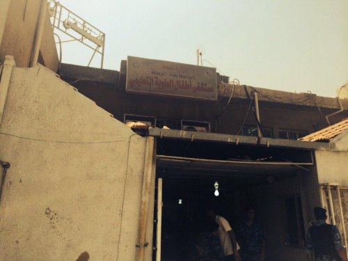 حريق في مستشفى أطفال العلوية ببغداد لإهمال موظفة
