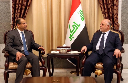 العبادي والجبوري يبحثان علاقة الحكومة والبرلمان ومعركة الموصل