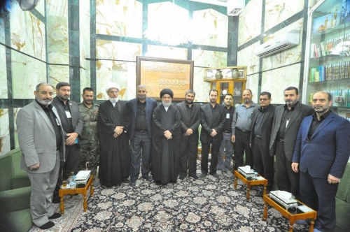 الصافي يشدد لقادة فرقة العباس [ع] على العمل وفق توجيهات الحكومة