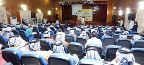 العبادي لتجمع عشائري في ميسان: سنستخدم القوة لمن يعرض أمن المواطن للخطر