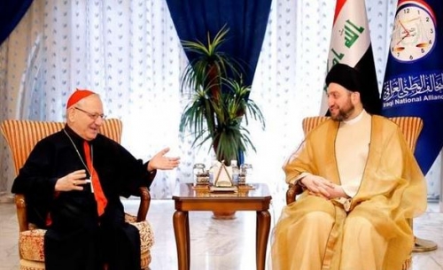زعيم التحالف الوطني وبطرياك الكلدان يبحثان مشاركة اهالي الموصل في التحرير 