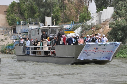 حملة بيئية كبرى لإحياء الثروة السمكية في نهر دجلة ببغداد