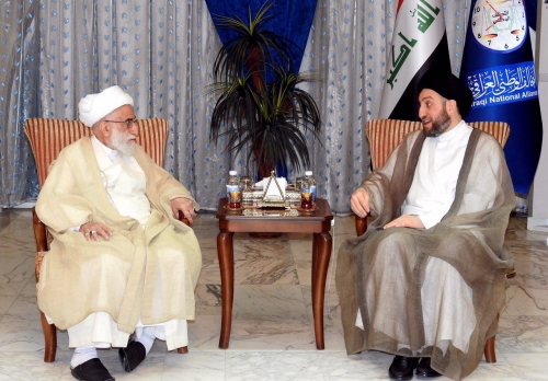 الحكيم لمسؤول ايراني: العمل جارٍ لمأسسة التحالف الوطني
