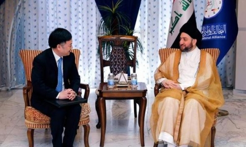  زعيم التحالف الوطني والسفير الصيني يبحثان التعاون في مختلف المجالات 