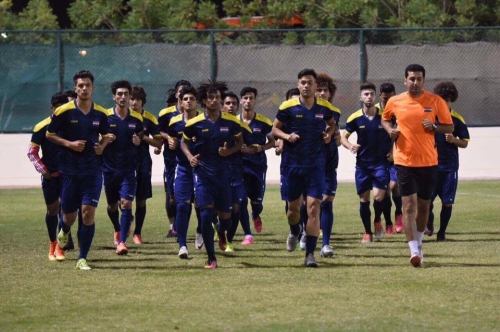 منتخب الشباب يعسكر في المنامة ويلتقي نظيره البحريني اليوم ودياً 