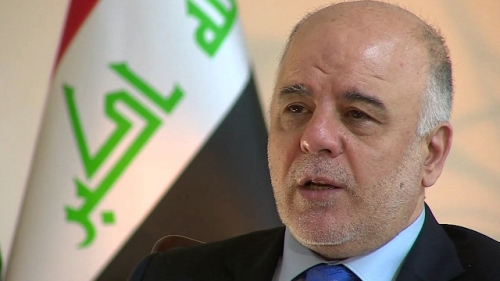 العبادي يجتمع بقادة الحشد الشعبي والبيشمركة في كركوك