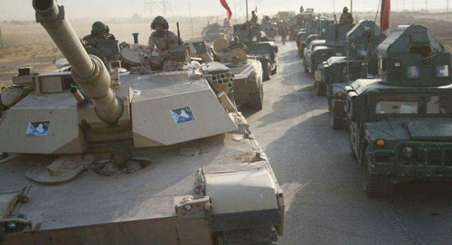 الرد السريع والحشد يفتحان الشارع المؤدي لقرية الجلن