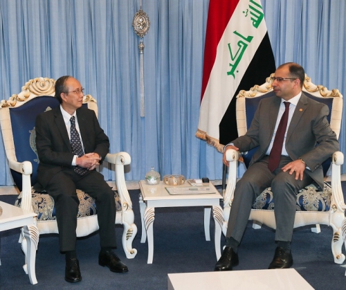 رئيس البرلمان يدعو اندونيسيا الى المساهمة باعادة اعمار المدن المحررة 