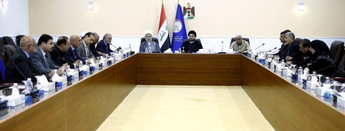 الهيئة السياسية للتحالف الوطني تجتمع بمكتب الحكيم