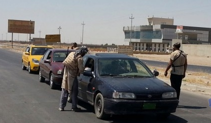 داعش تنصب سيطرات لملاحقة عناصرها الفارة جنوب الموصل 