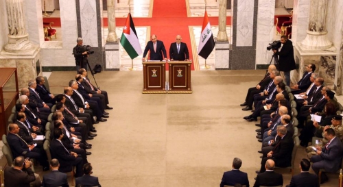 العبادي والملقي يعلنان الاتفاق على التعاون بمحاربة الارهاب والبدء بمد أنبوب للنفط [موسع]