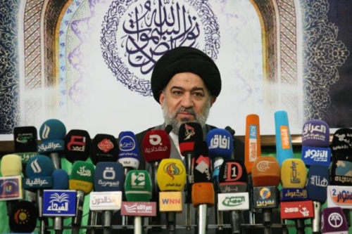 المرجعية العليا تحث اصحاب القرار على الشعور بالمسؤولية في حفظ الامن ورعاية حقوق المواطنين
