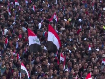 تظاهرات في ساحة التحرير