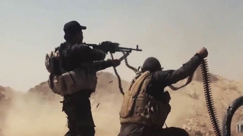 الحشد يحبط تعرضاً للدواعش شرق صلاح الدين ويكتشف نفقاً بأيمن الموصل