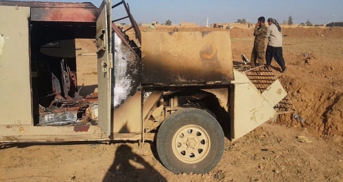 الحشد الشعبي يقتل ثلاثة دواعش حاولوا التسلل جنوب تلعفر