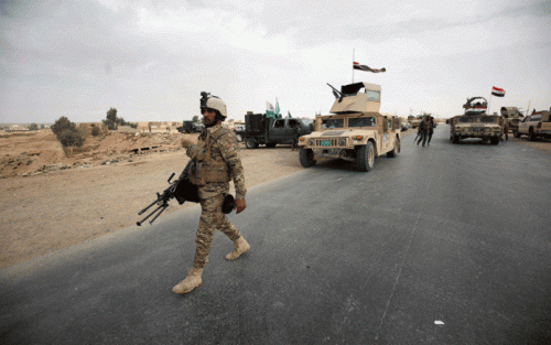 احباط هجوم شنه داعش الارهابي على نقطة مرابطة للجيش في ديالى