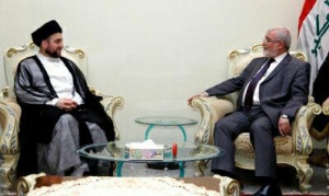 الحكيم والسامرائي يبحثان معركة تحرير نينوى والتطورات السياسية